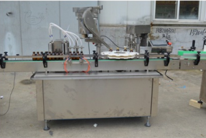 Máy chiết rót và đóng nắp chai tự động 3 trong 1