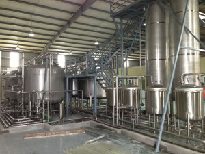 Mô hình kỹ thuật sản xuất nấu rượu quy mô lớn